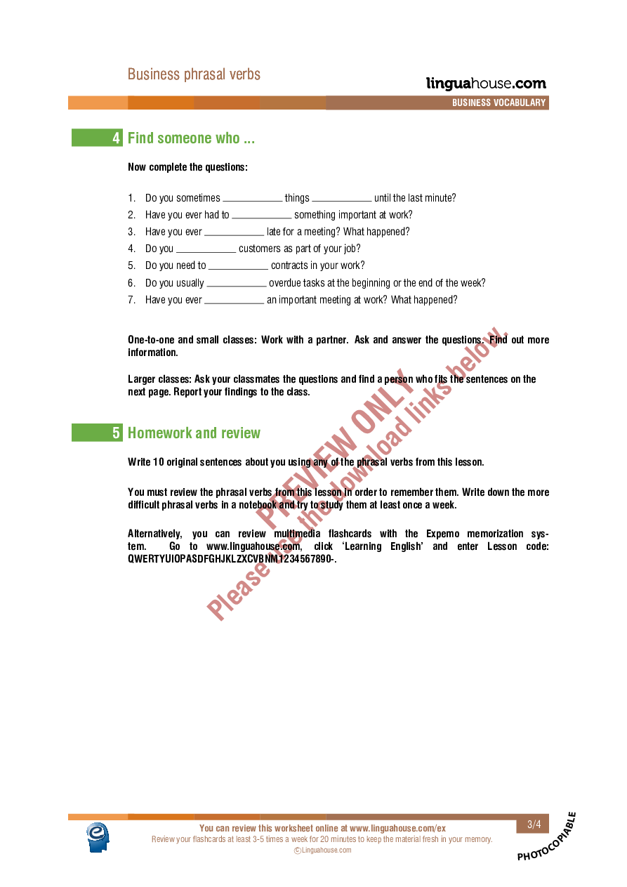 Phrasal verbs exercises pdf image